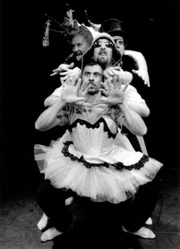 Vincent Ebrahim, Fergus Early, Cris Cheek, Luke Burroughs performing in 'Through The Fire' (1998)