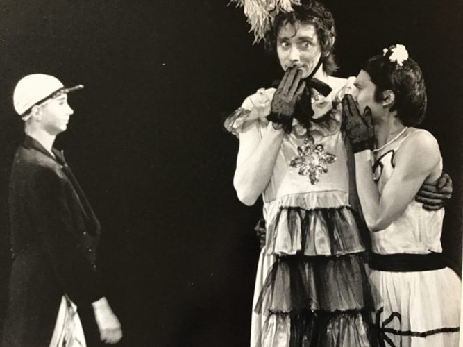 Timothy Lamford, Catherine Mills, Tam, Steinvor Palsson in ‘Impersonations’ (1981)