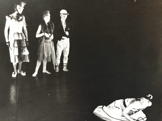 Timothy Lamford, Catherine Mills, Tam, Steinvor Palsson in ‘Impersonations’ (1981)