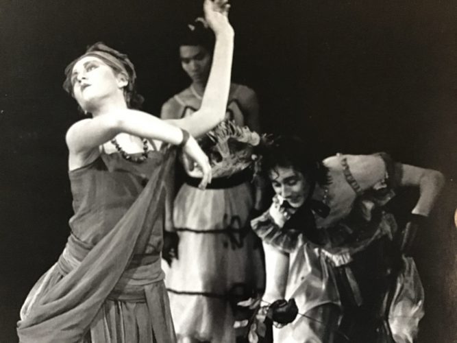 Timothy Lamford, Catherine Mills, Tam, Steinvor Palsson in ‘Impersonations’ (1981)