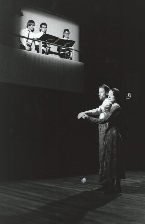 Jacky Lansley, Fergus Early and Gale Burns in 'The Breath of Kings' (1986)