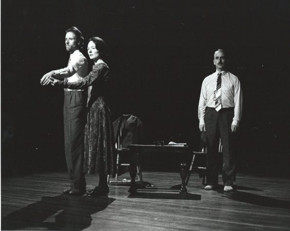 Jacky Lansley, Fergus Early and Gale Burns in 'The Breath of Kings' (1986)