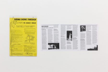 “X6 Dance Space (1976–80): Liberation Notes” (2020) at Cell Project Space, photograph by Rob Harris