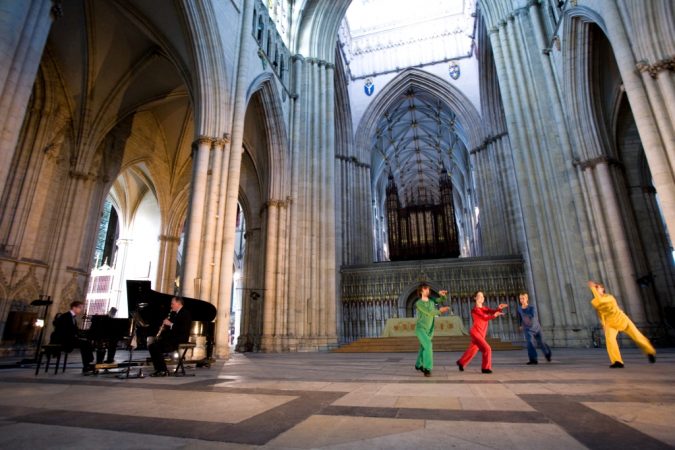 Entire cast in 'Standing Stones' (2008), photograph by Jim Poyner