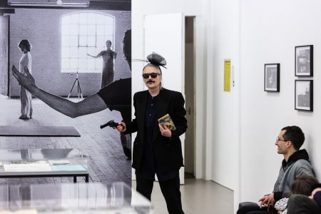 Jacky Lansley performing 'Dance Object Revisited' (2020), images courtesy of Cell Project Space, photograph by Rob Harris