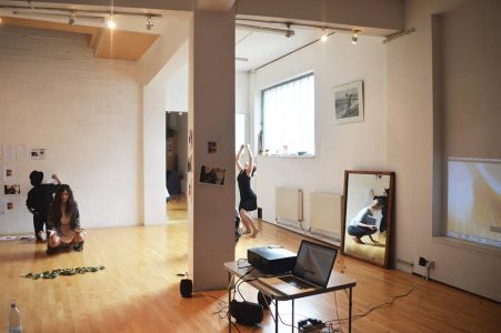 Student participants at Dance Research Studio