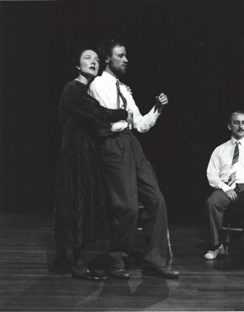 Jacky Lansley, Fergus Early and Gale Burns in 'The Breath of Kings' (1986), photograph by Jessica Loeb